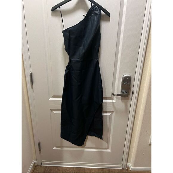 SUR HALO GAVIN CUT OUT MIDI DRESS Navy BLue Size S NWT$250 - Picture 2 of 6